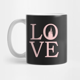 LOVE Magic Castle Millennial Pink Mug